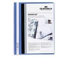 Aplankas dokumentams su įsegėle ir kišene DURABLE DURAPLUS