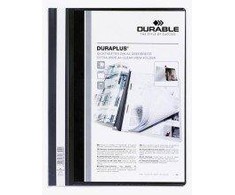 Aplankas dokumentams su įsegėle ir kišene DURABLE DURAPLUS
