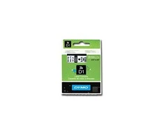 Dymo S0720830 tipo D1 juoda balta