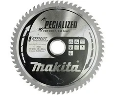 Makita T.C.T. pjūklas 216X2.0X30mm 15° T60 EFFICUT klijuotoms plokštėms E-12192