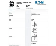 Eaton 20A T0-1-15401 / E 038854