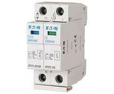 Eaton Viršįtampių ribotuvas D 2P 2.5kA 1kV SPDT3-335-1 + NPE (170487)