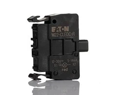 Eaton LED 12-30 V AC / DC spyruoklės gnybtas M22-CLEDC-R (216573)