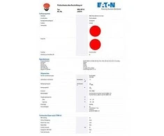 Eaton Grybelinis mygtukas M22- DP-R raudonas - 216714