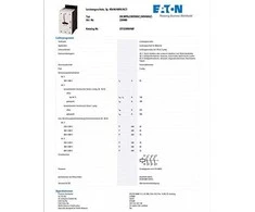 Eaton DILM95 maitinimo juosta 230V / 240V 50Hz / 60Hz - 239480