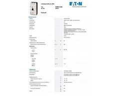 Eaton NZMN3-VE400 MAITINIMO JUNGIKLIS 3 polių