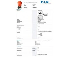Eaton M22-PV / K11 saugos mygtukas - 216516