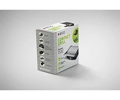 Elektrinis grilius ECG KG 100 Contact, 2000W, Pilkos spalvos
