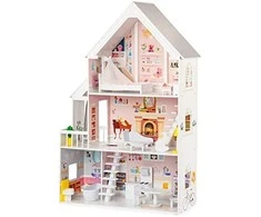Medinis lėlių namelis XXL Powder Residence ECOTOYS