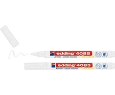 Edding Kreozoto gamintojo e- 4085 EDDing, 1-2 mm, lizdinė plokštelė, 2 vnt, balta