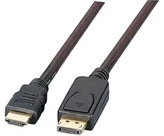 Efb Elektronik EFB AV adapteris DisplayPort auf HDMI A, St.-St., 1,0 m, juodas