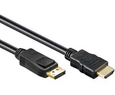 Efb Elektronik EFB AV adapteris DisplayPort auf HDMI A, St.-St., 5,0m, juodas