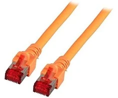 Efb Elektronik EFB EFB RJ45 Patchkabel S / FTP, Cat6, LSZH, 0,15m, oranžinė