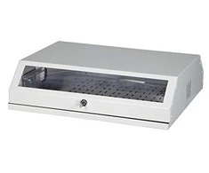 EFB Elektronik 691703V, Prie sienos montuojama lentyna, 8U, 30 kg, Rakto užraktas, Balta