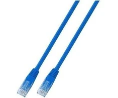 EFB EFB Electronics 5m Cat6 jungiamasis kabelis, 5m Cat6 U / UTP (UTP) Mėlyna tinklo kabelis (K8100BL.5)