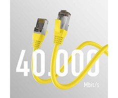 Efb Elektronik M-Cab CAT8.1 Geltonas 0,50M PATCH CORD/RJ45 S/FTP LSZH 40GBIT SU LAN