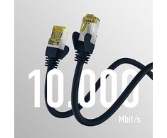 EFB EFB CAT6a SCHWARZ 0,15 m Patchkabel S/FTP PIMF