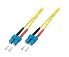 Efb Elektronik EFB Duplex Jumper SC-SC 9/125, OS2, LSZH, gelb, 3.0mm, 1m