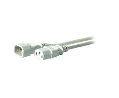 Efb Elektronik EFB Kaltgeräverl maitinimo kabelis. C14 180°–C13 180°, pilka, 3,0 m, 3 x 1,00 mm