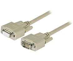 Efb Elektronik EFB VGA Verlängerungskabel,2x HD-DSub 15,St.-Bu.,2.0m,beige