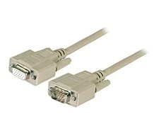 Efb Elektronik EFB VGA Verlängerungskabel,2x HD-DSub 15,St.-Bu.,2.0m,beige