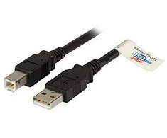 Efb Elektronik USB kabelis EFB USB-A - USB-B 0,5 m Juodas (K5256SW.0.5)