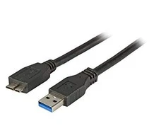 Efb Elektronik Kabelis USB EFB USB-A - 1 m Juodas (K5295SW.1)