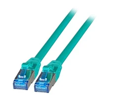 EFB RJ45 Komutacinis kabelis S/FTP, Cat.6A,Cat.7 RohCable TPE superflex, 0,5m, žalias (K5525FGN.0,5)