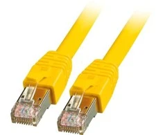 Efb Elektronik EFB EFB RJ45 Patchkabel S/FTP, Cat.8.1,BC, LSZH, 0,5m, gelb