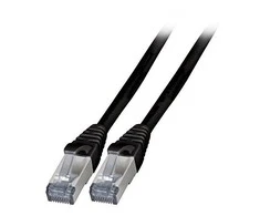 EFB Elektronik K5538SW.5 - 5 m - Cat6a - S/FTP (S-STP) - RJ-45 - RJ-45 - Juodas