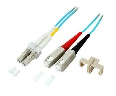 Efb Elektronik EFB Duplex Jumper LC-SC 50/125, OM3, LSZH, aqua, 2.0mm, 10m