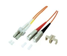 Efb Elektronik EFB EFB LWL Kabelis Duplex Jumper LC-SC 50/125 OM3 3 Meter LSZH Halogenfrei aqua 2.0mm geprueft mit Messprotokoll