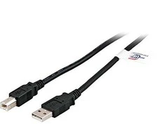 Efb Elektronik USB kabelis EFB USB-A - USB-B 1 m Juodas (K5256SW.1)