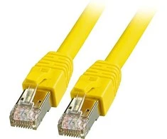 Efb Elektronik EFB EFB RJ45 Patchkabel S/FTP, Cat.8.1,BC, LSZH, 1m, gelb