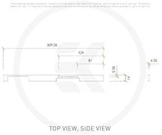 Ek Water Blocks „Ek Vanduo Blocks EK Vanduo Blocks EK-Quantum Vector² Trio RTX 3080/90 ABP“ šoninis dangtelis – nikelis
