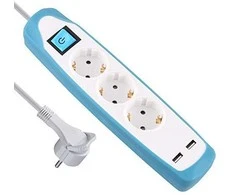 Electraline Ilgintuvas B21A0, 3 x 1 mm², 2 m, 3 lizdai