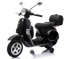 Lean Cars Elektrinis vaikų paspirtukas Vespa - juodas