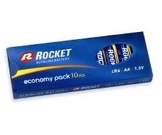 Rocket Alkaline AA LR6 elementas, 10 vnt.