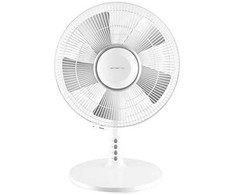 Ventiliatorius Emerio FN-114224 Baltas | Wentylator | Wiatrak, 30cm, 3 ustawienia prędkości