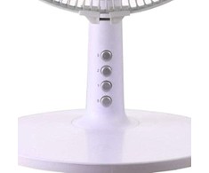 Ventiliatorius Emerio Tisch-Ventilator,30cm,3 Geschw.,5 Blätter, baltas
