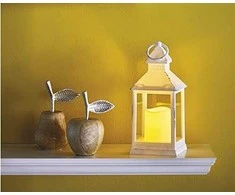 Emos Lempa su LED žvake ZY2114 balta 24cm, laikmatis