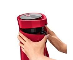 Emsa Emsa PONZA siurblio vakuuminis ąsotis 1,9 litro (raudonas (blizgus), Comfort Press)