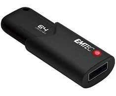 Atmintinė Emtec B120 Click Secure 64GB USB 3.2