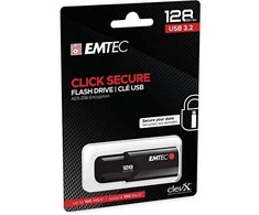 Atmintinė Emtec B120 Click Secure 128GB USB 3.2