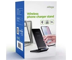 Gembird ENERGENIE EG-WPC10-02 Bevielio telefono įkroviklio stovas 10 W juodos spalvos