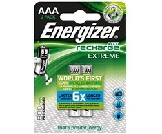 ENERGIZER EXTREME AAA ECO 2PK 800MAH