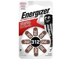ENERGIZER HEARING AID 312 -8 PACK