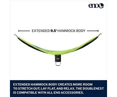 ENO DOUBLENEST, Chartreuse / Juodas / Royal