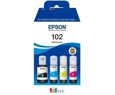 Epson 102 EcoTank (C13T03R640) Rašalo papildymo buteliukų komplektas, CMYK