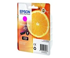 Epson Oranges C13T33434012 rašalo kasetė Originalus Rausvai raudona 1 vnt